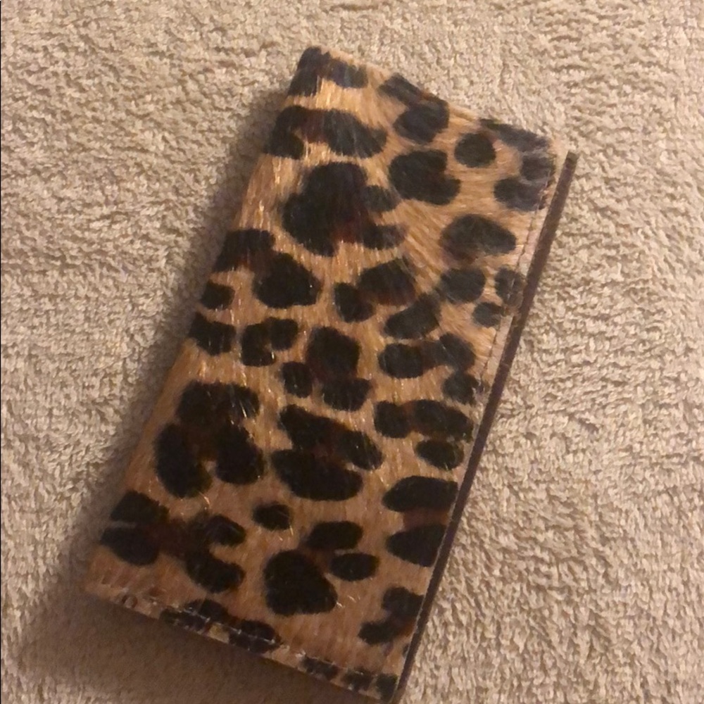 Leopard checkbook cover